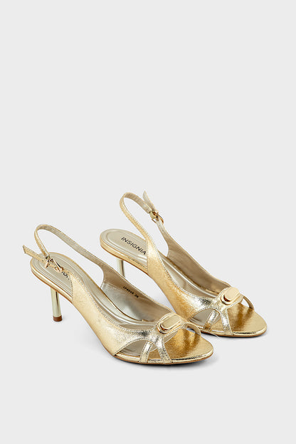Party Wear Sling Back IP4043-Gold