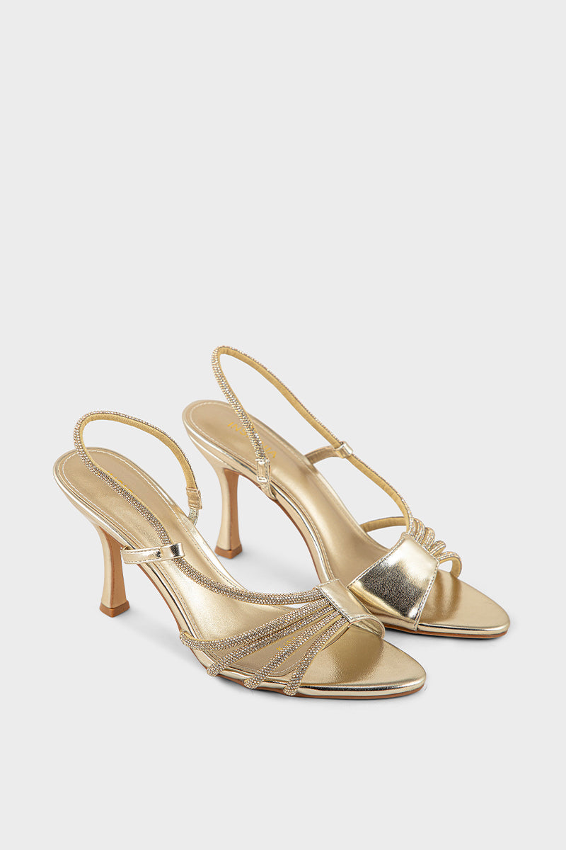 Party Wear Sandal IP2073-Gold