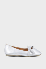 Girls Formal Pumps Q10033-Silver