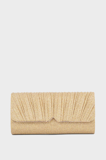 Party Wear Clutch BK4034-Yellow