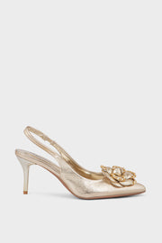 Party Wear Sling Back IP4012-Golden