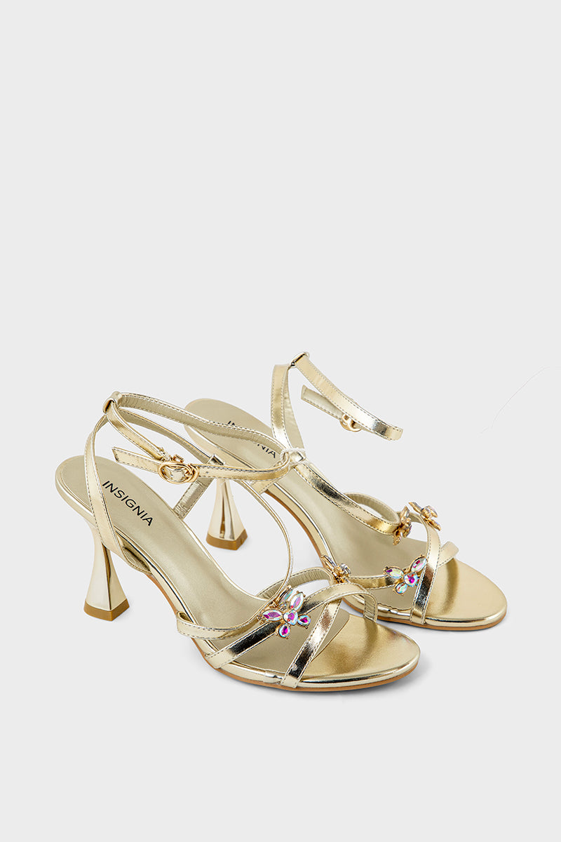 Party Wear Sandal IP2082-Gold
