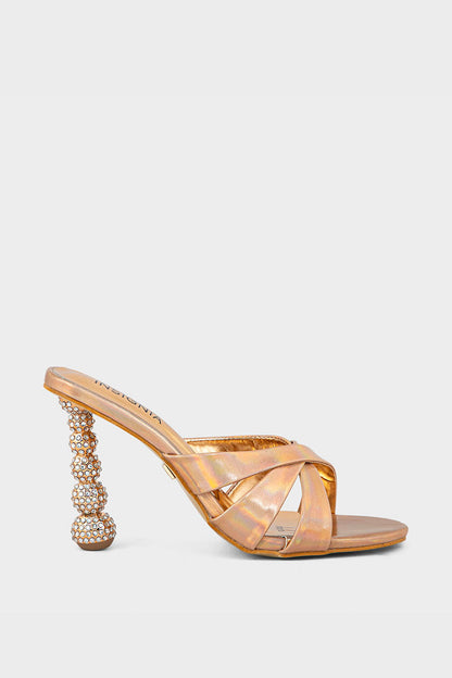 Party Wear Slip On IP0051-Rose Gold