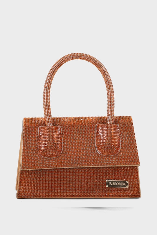 Top Handle Hand Bags BH0014-Copper