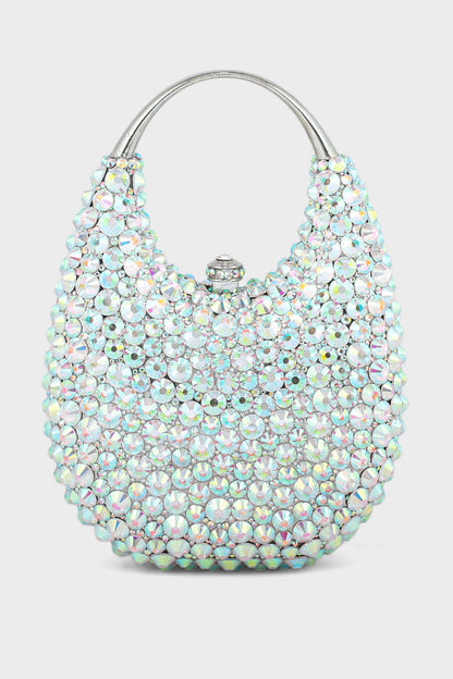 Party Wear Clutch BK4055-AB White