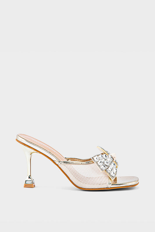 Party Wear Slip On IP0038-Golden