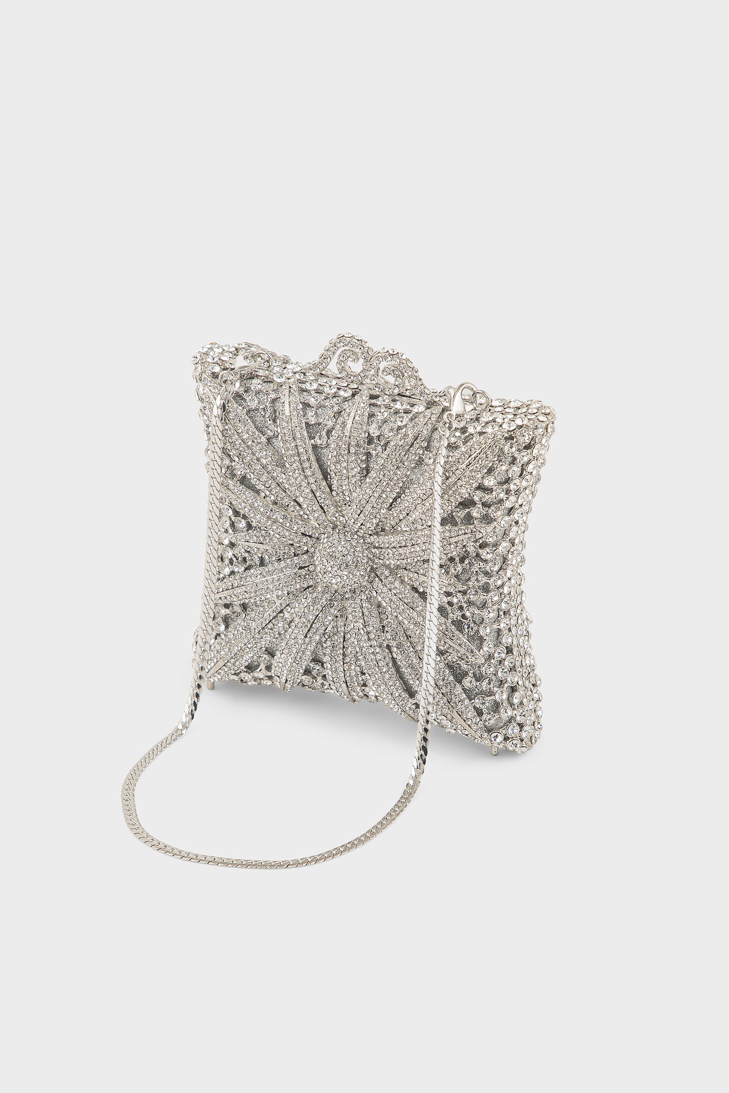 Party Wear Clutch BK4159-Silver