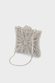 Party Wear Clutch BK4159-Silver