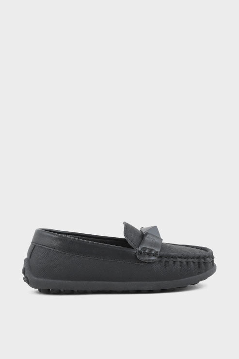 Boys Casual Moccasin BC7003-Black