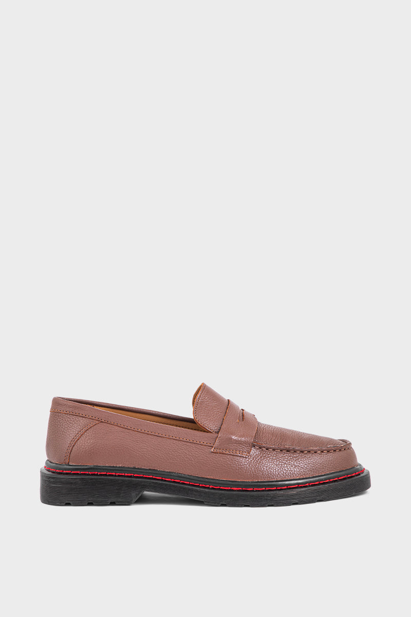 Men Formal Loafers MF7024-Brown