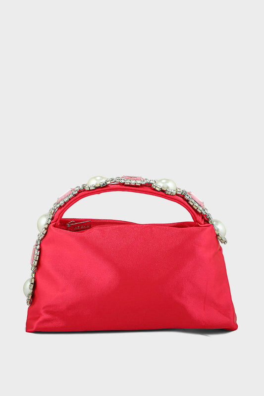 Top Handle Hand Bags BH0047-Fuchsia Pink