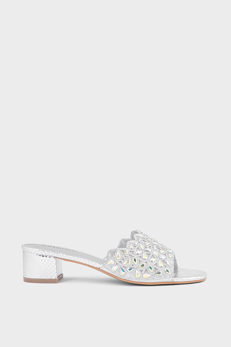 Party Wear Slip On IP0035-Silver