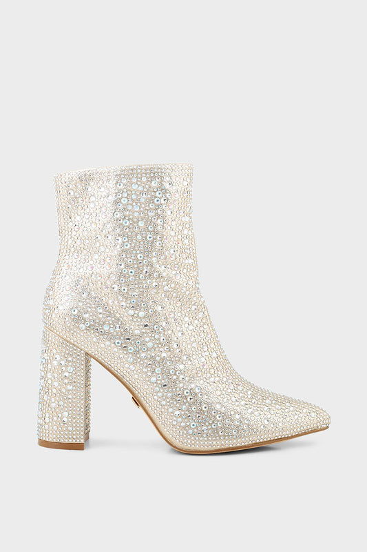 Party Wear Boots I53098-Silver
