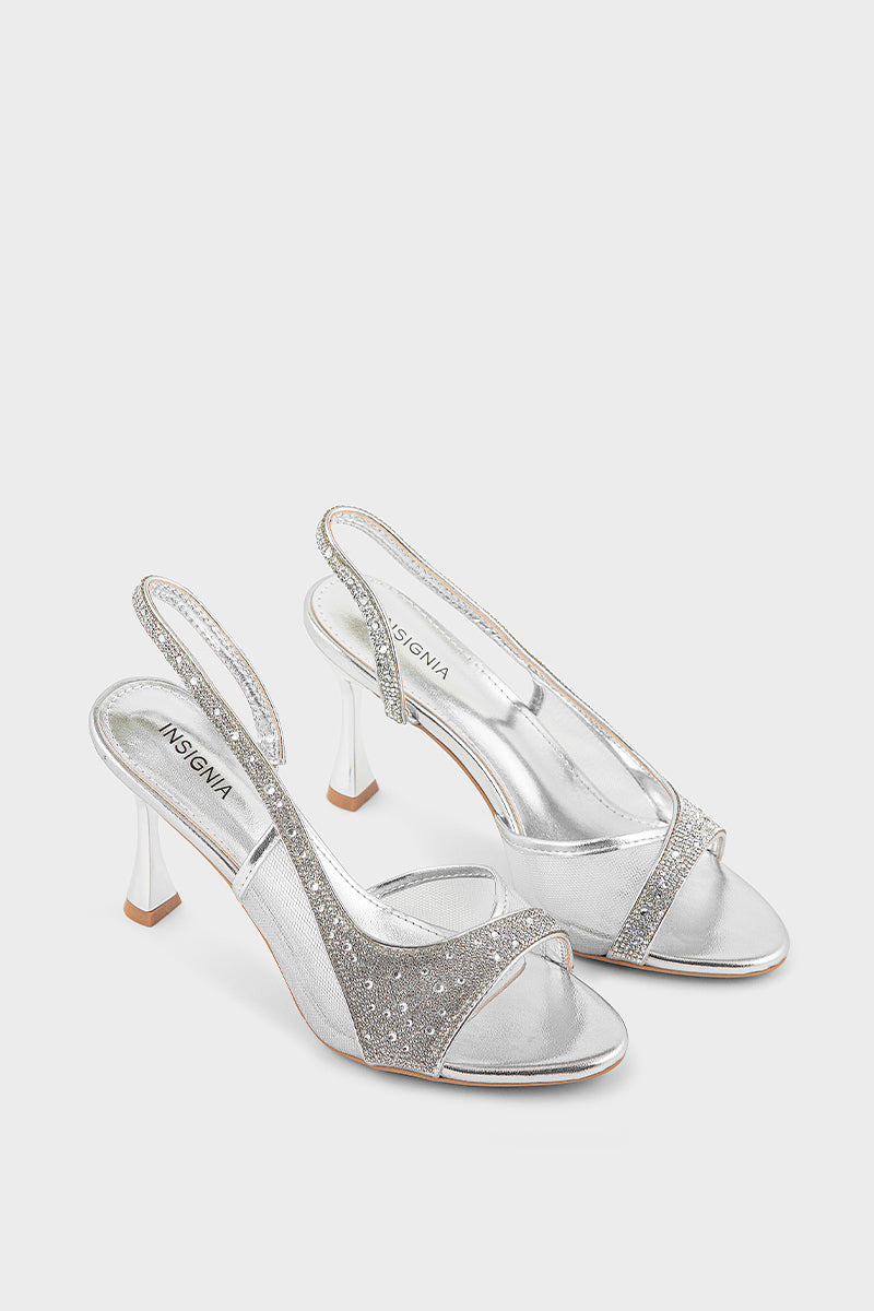 Party Wear Sandal IP2075-Silver