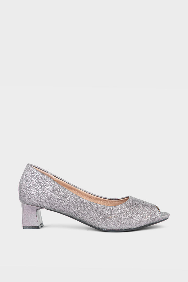 Formal Peep Toes IF3506-Gun Metallic