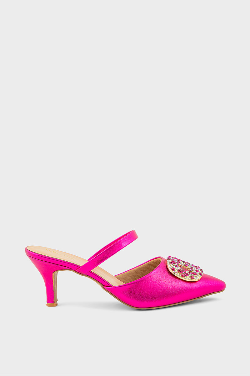 Party Wear Mule IP8513-Fuchsia