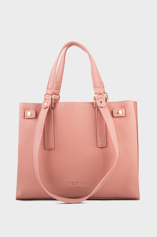 Tote Hand Bags BS2201-Tea Pink
