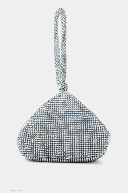 Party Wear Clutch BK4047-Silver