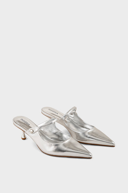 Party Wear Mule IP8517-Silver