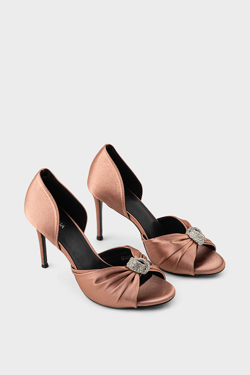Formal Peep Toes IF3512-Tea Pink