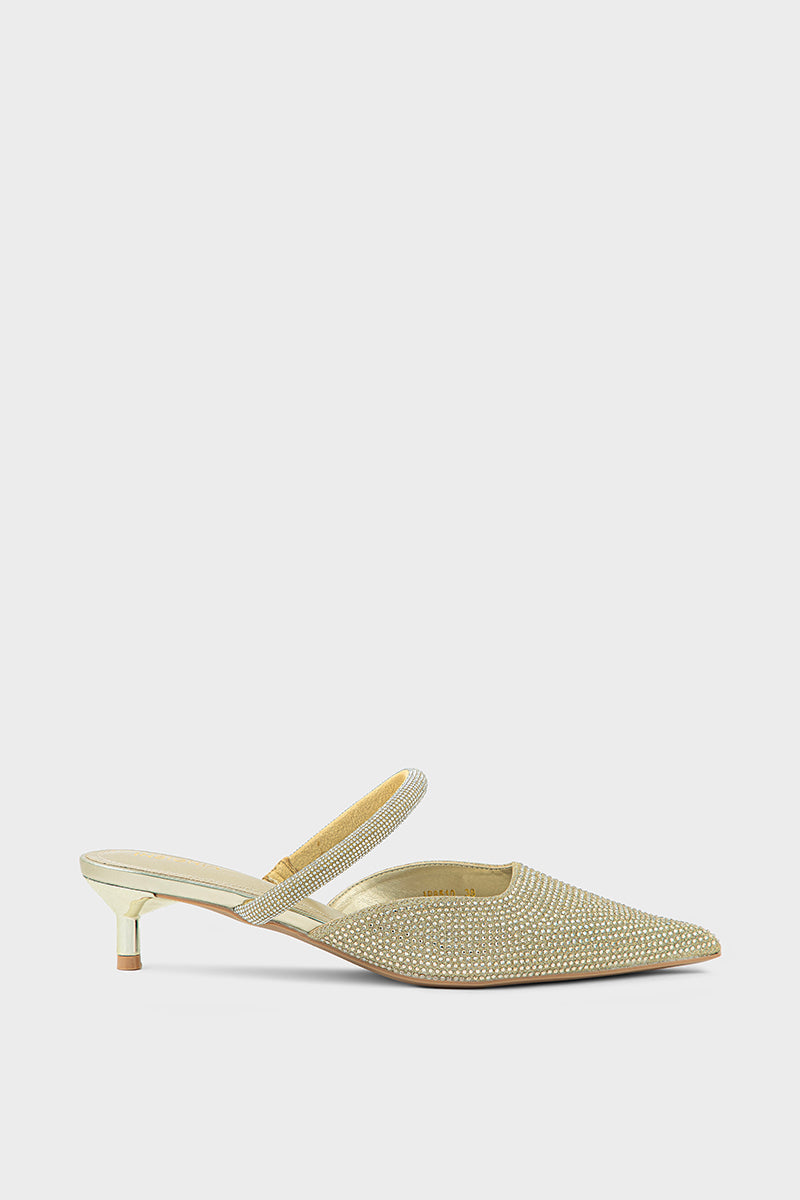 Party Wear Mule IP8510-Gold