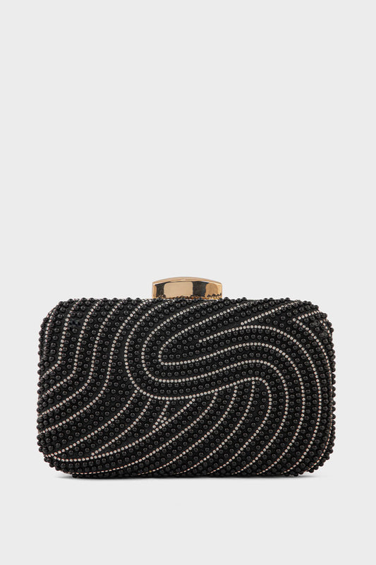 Party Wear Clutch BK4116-Black