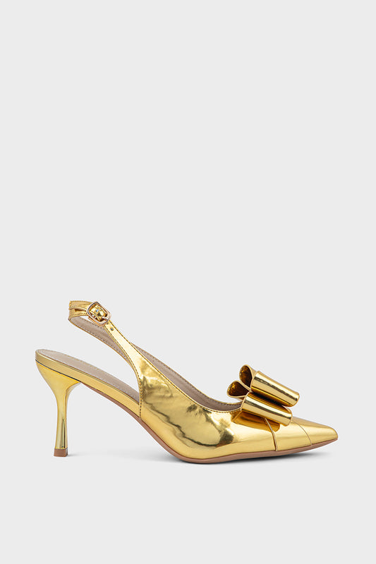 Party Wear Sling Back IP4024-Gold