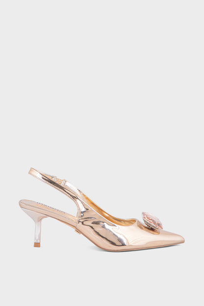 Party Wear Sling Back IP4018-Champagne