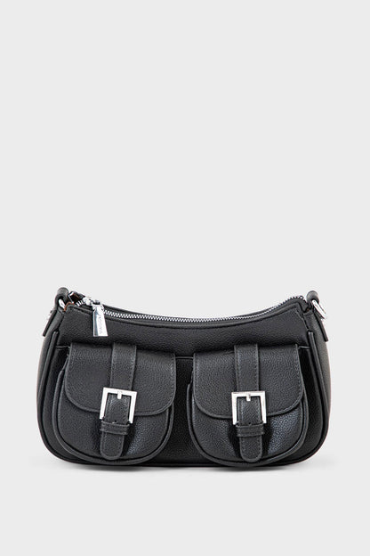 Saddle Shoulder Bags BS2076-Black