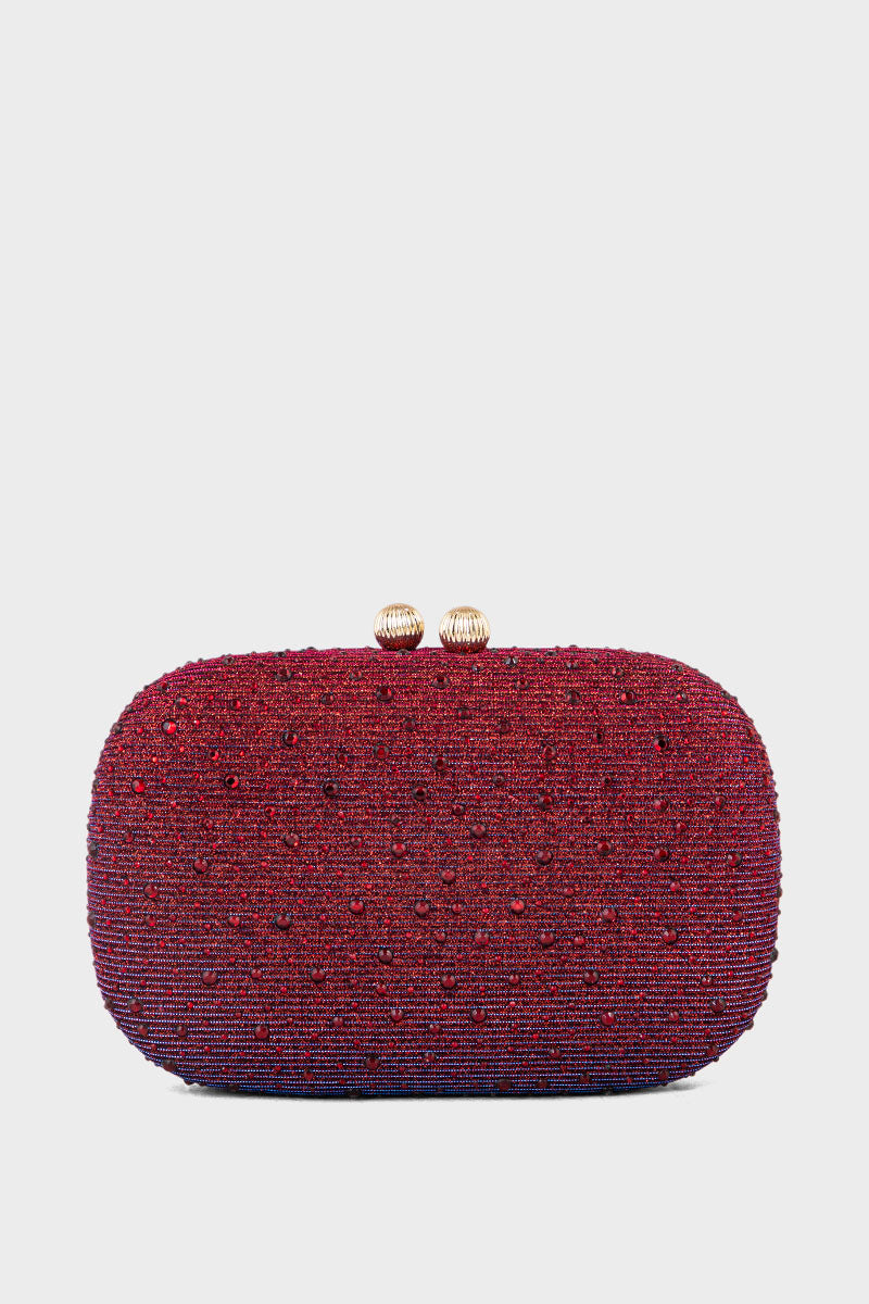 Party Wear Clutch BK4077-Maroon