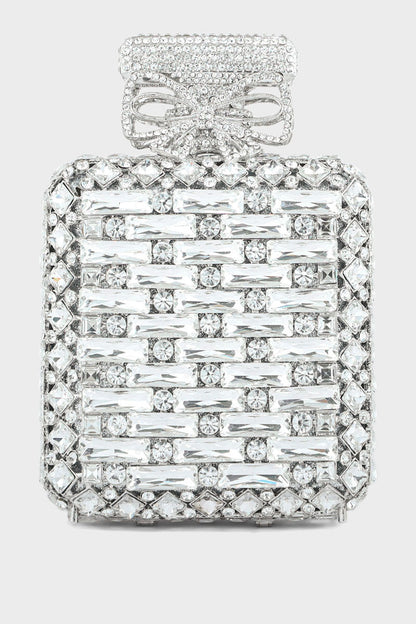 Party Wear Clutch BK4060-Silver