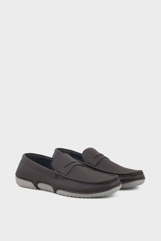 Men Casual Driving Mocs MC4041-Coffee
