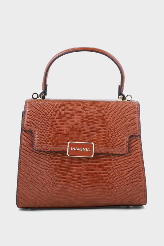 Trapeze Hand Bags B15110-Brown