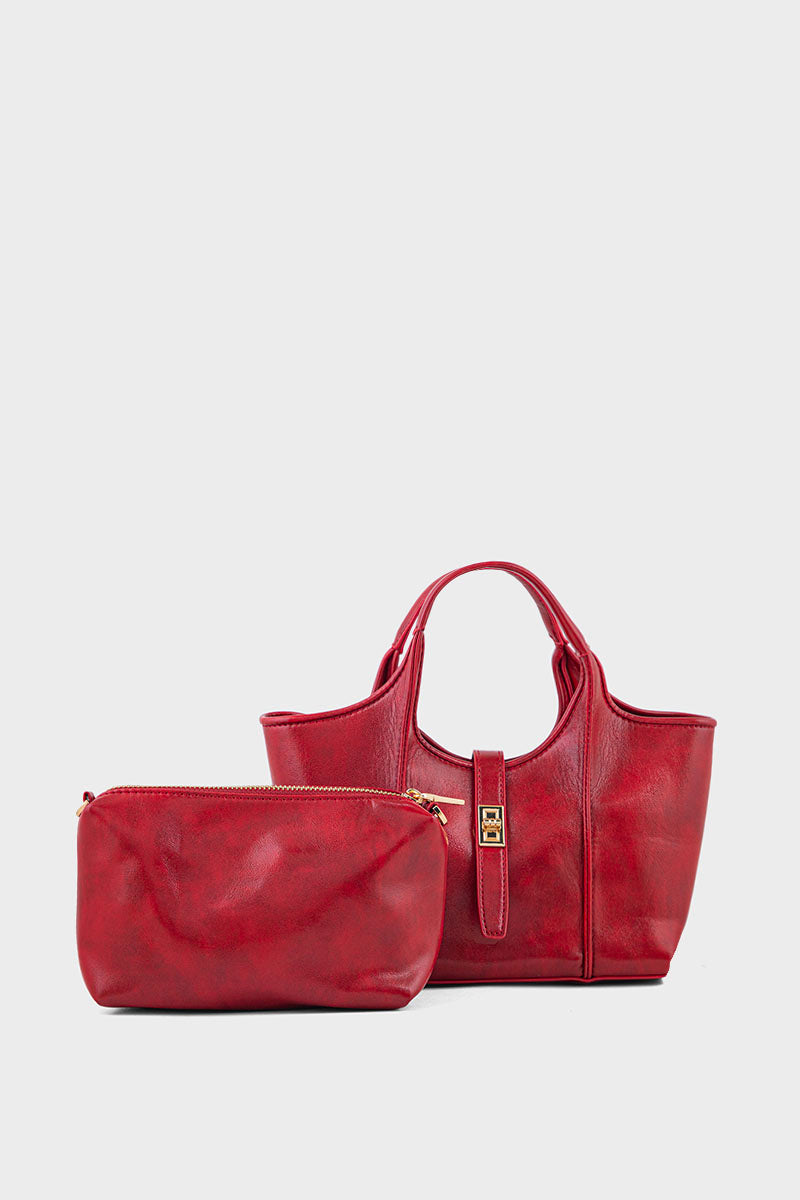 Satchel Shoulder Bags BH0163-Burgundy