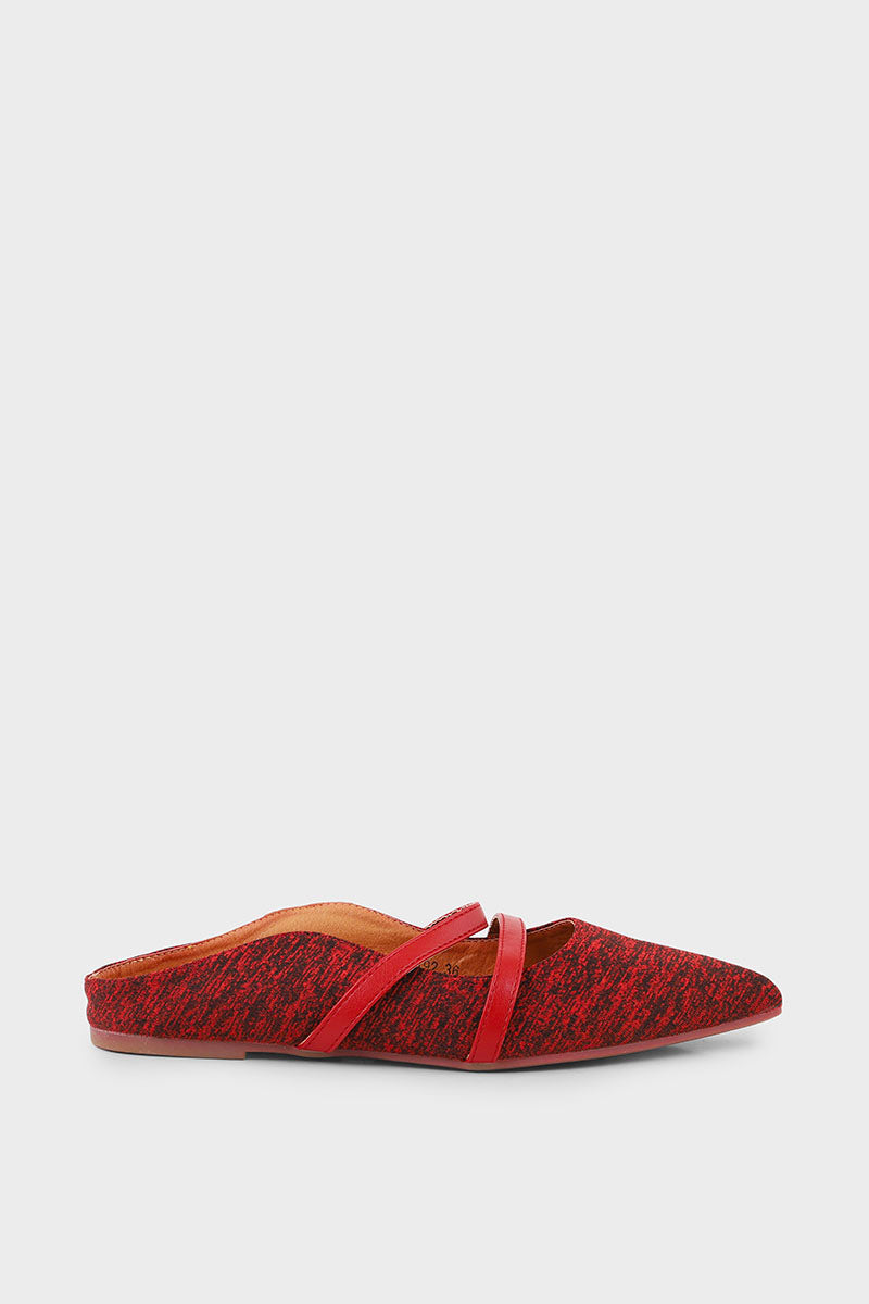 Casual Sling Back I47192-Maroon