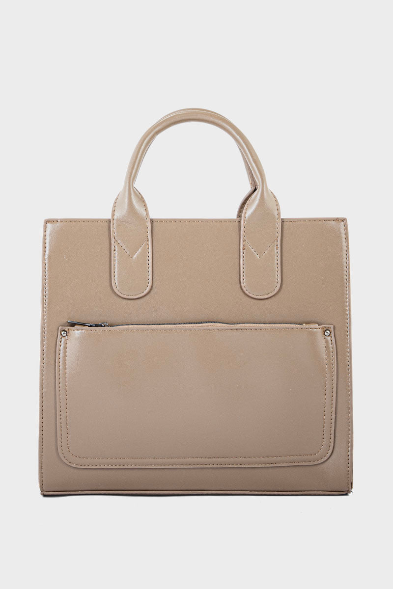Top Handle Hand Bags BH0078-Brown
