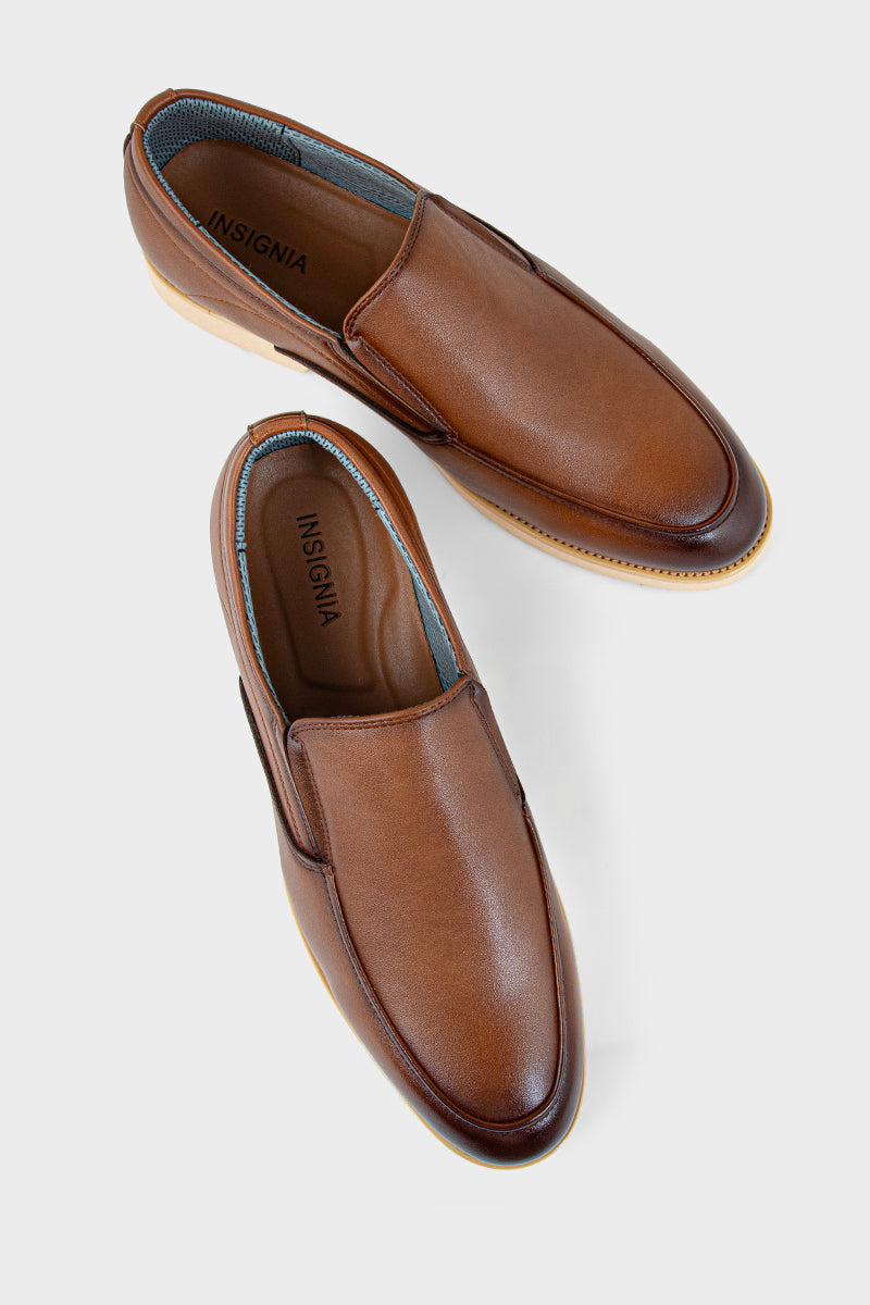 Men Formal Loafers MF7060-Brown