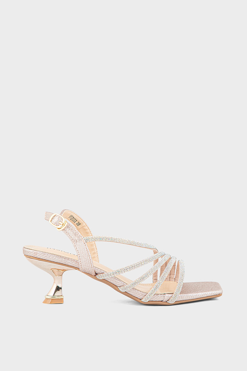 Party Wear Sandal IP2033-Champagne