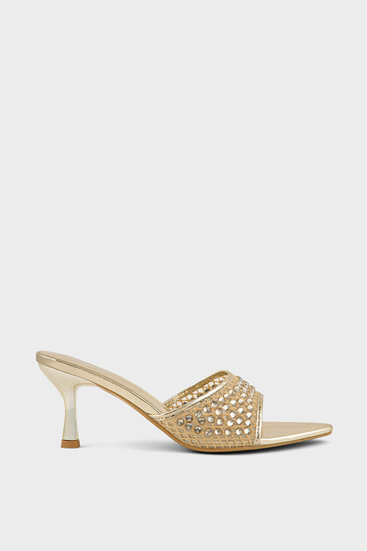 Party Wear Slip On IP0083-Gold
