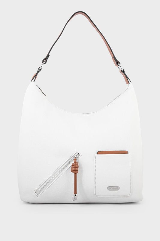 Casual Hobo Hand Bags BH0049-White