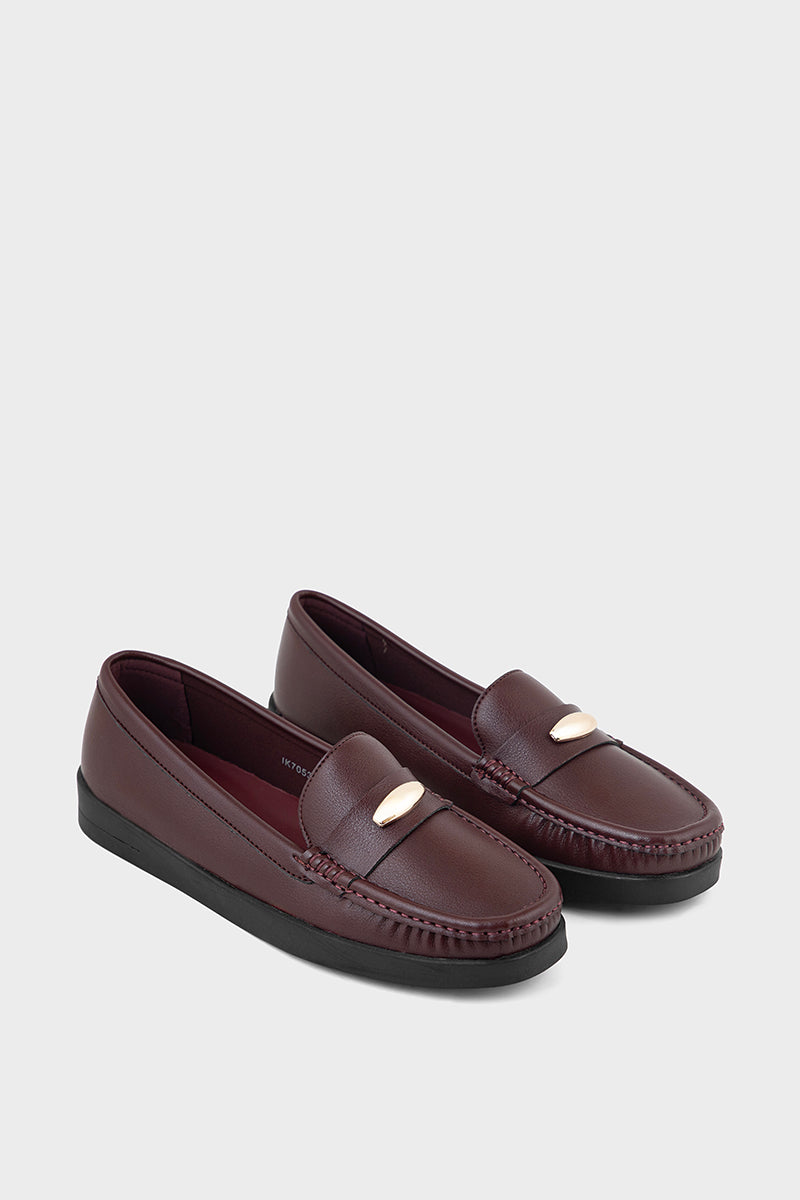 Comfort Moccasin IK7053-Burgundy