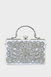 Wedding Clutch B21607-Silver