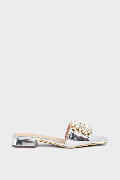 Party Wear Slip On IP0053-Silver