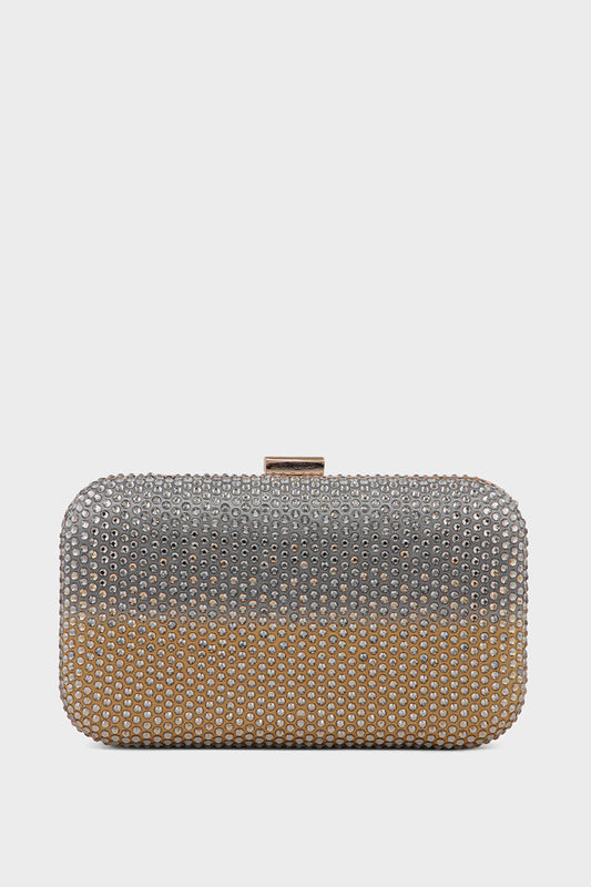 Party Wear Clutch BK4109-Golden
