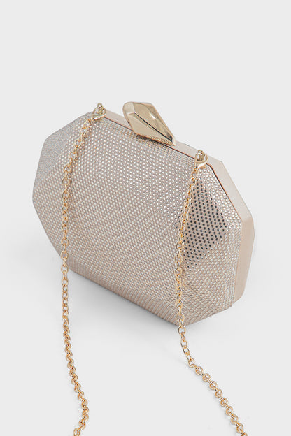 Party Wear Clutch BK4129-Gold