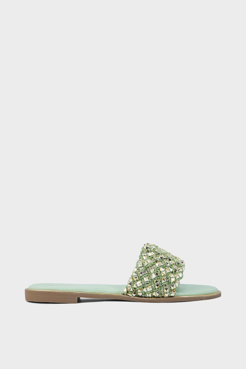 Party Wear Slip On IF0192-Mint