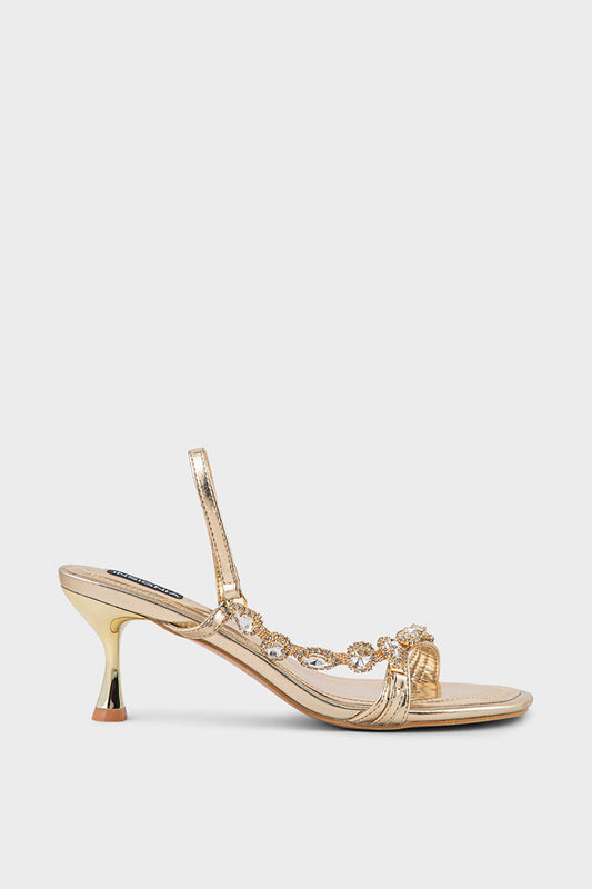 Party Wear Sandal IP2054-Gold