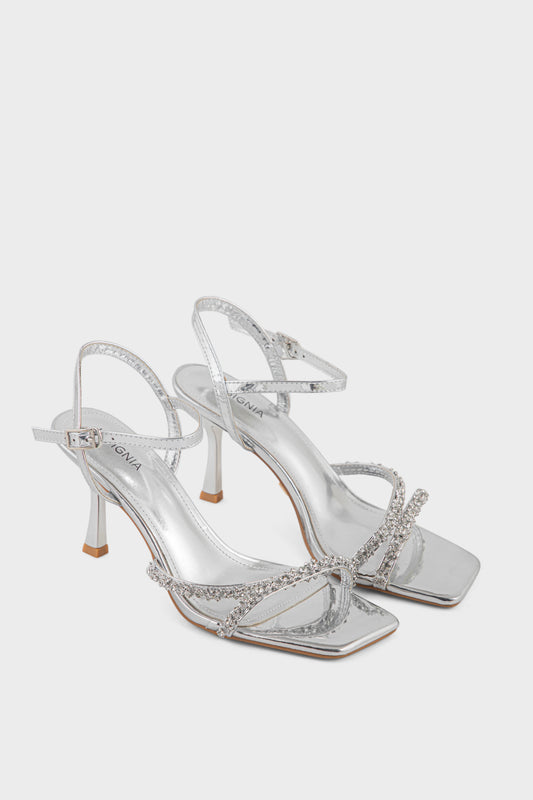 Party Wear Sandal IP2065-Silver