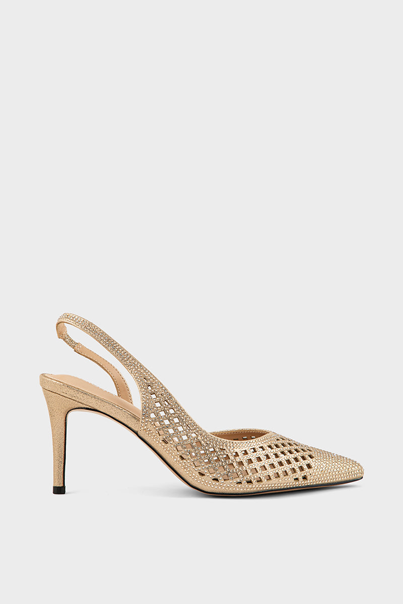 Party Wear Sling Back IP4027-Gold