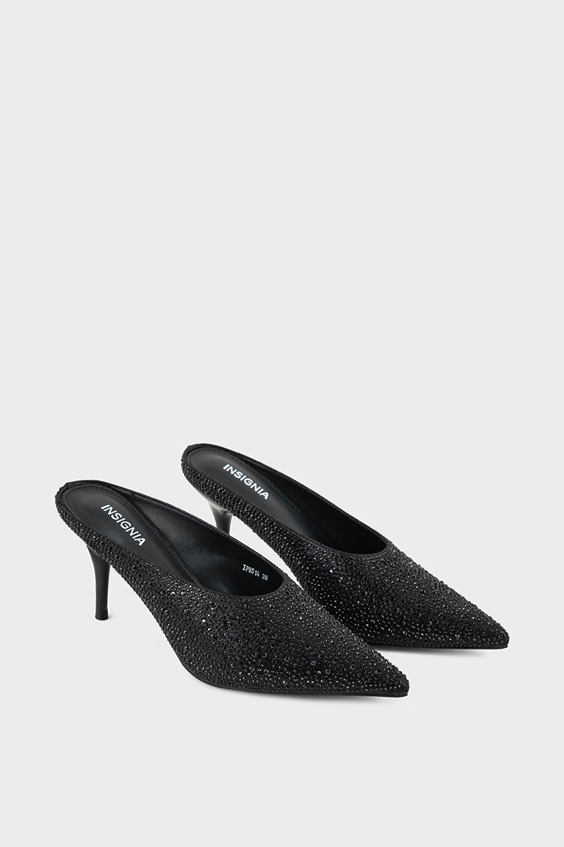 Party Wear Mule IP8514-Black